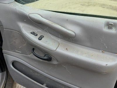00-02 Expedition Passenger Right Front Door Trim Panel With Switches Gray 12