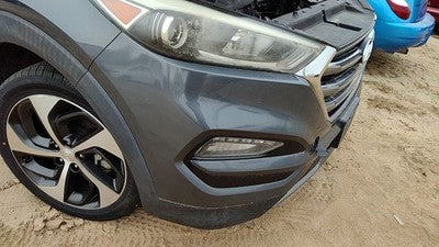 2016-2018 Hyundai Tucson Front Bumper Cover Assembly Oem Coliseum Grey Z56