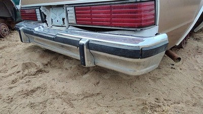 1978-1983 Chevy Malibu Rear Bumper Assembly With Brackets Oem Chrome 14021405