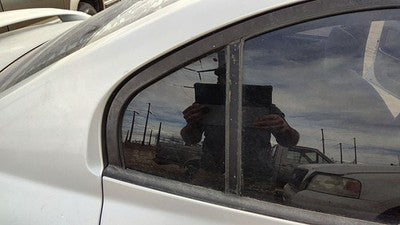 01-06 Elantra Passenger Right Rear Vent Window Back Door Glass With Frame