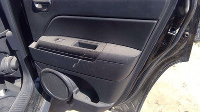 09-17 Jeep Patriot Passenger Right Rear Inside Door Trim Panel Only Back Gray Dv