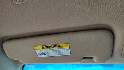 2011-2015 Hyundai Sonata Driver Left Sun Visor Oem Camel Yda 852013Q021tx