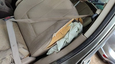 2000 Ford Windstar Driver Left Front Seat Belt Retractor Oem Shoulder Tan