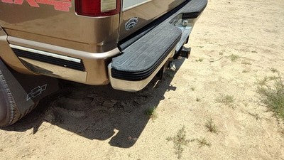 1988-2000 Silverado 2500 Chrome Rear Bumper Assembly With Brackets Oem 999863