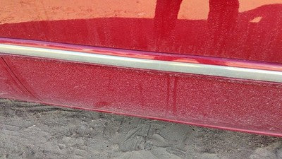 04-07 Town & Country Passenger Right Front Moulding Door Trim Inferno Red Prh