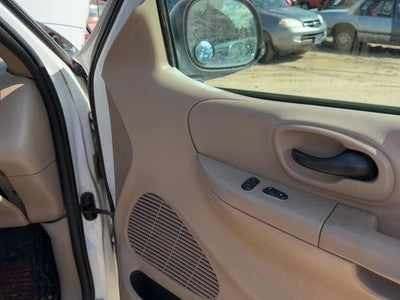 1999-2003 Ford F150 Passenger Right Front Door Trim Panel With Switches Tan Ex