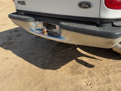1997-2004 Ford F150 Chrome Rear Bumper With Mount Brackets Oem F85Z17906Daa