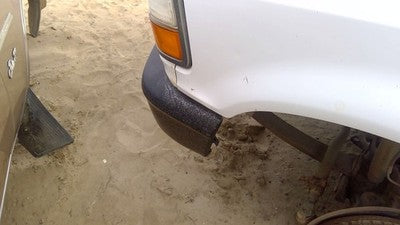 1992-1997 Ford F450 Front Bumper Assembly With Brackets Oem F2tz17757c
