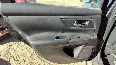 15 Nissan Altima Driver Left Rear Inside Door Trim Panel Only Back Charcoal G
