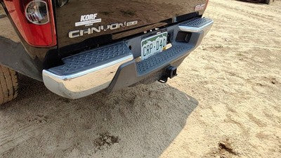 2008-12 Gmc Canyon Rear Bumper Assembly With Mount Brackets Oem Chrome 20815916