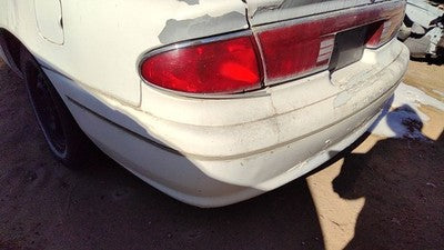 1997-2005 Buick Century Rear Bumper Cover Assembly Oem Back White 12369157