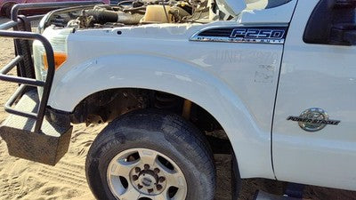 2011-2016 Ford F250 Driver Left Front Fender Oem White Z1 6.7L Powerstroke