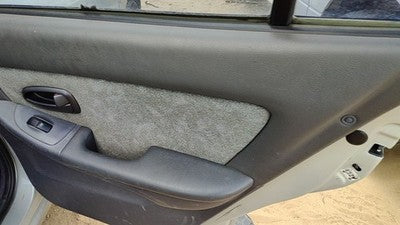 01-03 Hyundai Elantra Passenger Right Rear Inside Door Trim Panel Only Back Gray