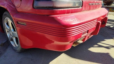 1989-1993 Grand Prix Rear Bumper Cover Assembly Oem Back Red 2 Door 12520632