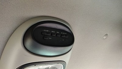 2000-03 Ford Windstar Center Overhead Console Dome Light Map Lamp Cubby Gray 22