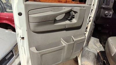 03-14 Express Van Driver Left Front Inside Door Trim Panel Master Switch Gray 93