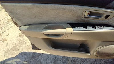 07-09 3 Driver Left Front Inside Door Trim Panel With Master Switch Beige Br7