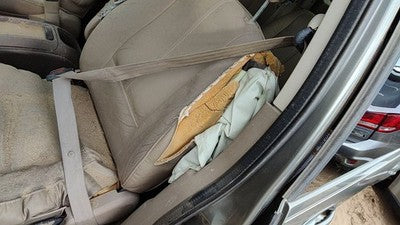 2000 Ford Windstar Driver Left Front Seat Belt Retractor Oem Shoulder Tan
