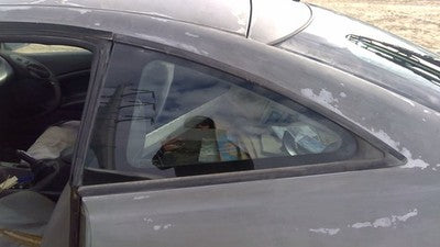 1999-2002 Mercury Cougar Driver Left Rear Quarter Glass Back Side Window Oem