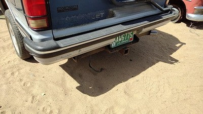 1983-1994 Chevy S10 Blazer Rear Bumper Assembly Oem Back 15961871