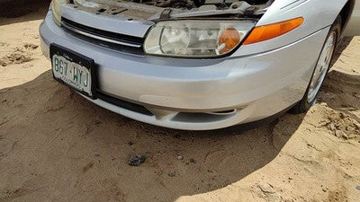 2000-2002 Saturn L100 Front Bumper Cover Assembly Oem Silver 12U 21019621