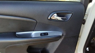 2012-19 Dodge Journey Driver Left Rear Inside Door Trim Panel Only Back Black X9