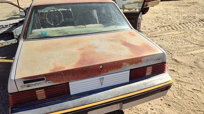 1985-1987 Pontiac Sunbird Trunk Lid 2Dr Oem Deck Lid Silver 20592616