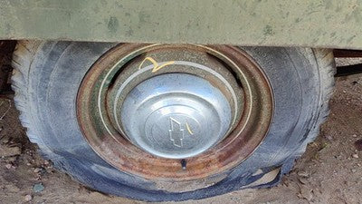 1953 Chevy Bel Air 150 Sedan 15 Wheel Oem Factory Rim Only #2