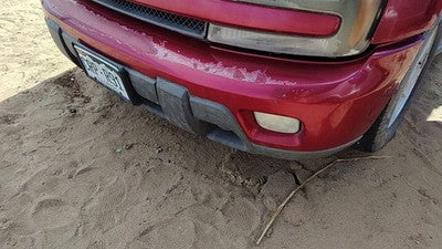2002-2008 Chevy Trail Blazer Front Bumper Cover Assembly Oem Majestic Red 86U
