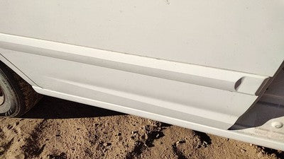 01-03 Elantra Passenger Right Rear Moulding From Door Back Trim Strip White