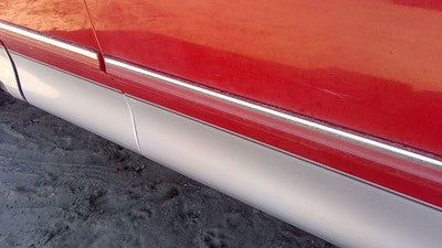 1997-1998 Ford F150 Passenger Right Front Moulding From Door Oem Trim Strip Red