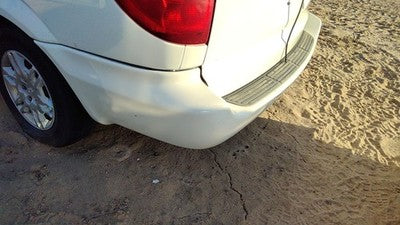 2001-2007 Grand Caravan Rear Bumper Cover Assembly Oem Back 5018617Aa White Pw1