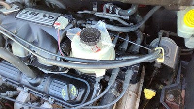 2001-2007 Town & Country Power Steering Fluid Remote Reservoir Tank Oem 3.8L
