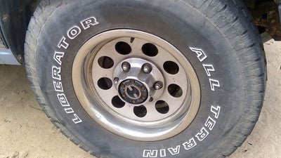 91-92 Rodeo Set Of 4 15 Steel Wheels With Trim Rings & Hub Caps Wheel Cover