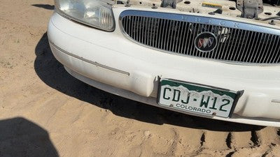 1997-2003 Buick Century Front Bumper Cover Assembly Oem White 12369156