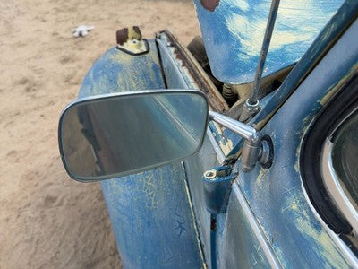 1968-1979 Vw Super Beetle Driver Left Manual Side Mirror Door Mounted Oem