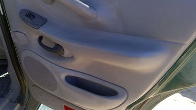 97-99 Expedition Passenger Right Rear Inside Door Trim Panel Only Back Gray F2