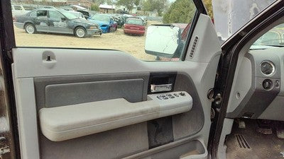 2006-2007 Ford F150 Driver Left Front Door Trim Panel With Master Switch Gray Me