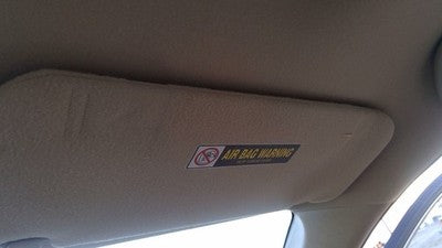 2001 2002 2003 2004 2005 Honda Civic Passenger Right Sun Visor Oem Tan