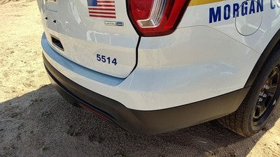 2016 17 Explorer Police Interceptor Rear Bumper Cover Assembly Oem Back White Yz