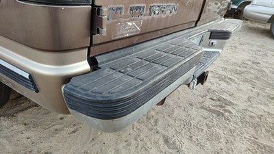 1992-1999 Chevy Suburban Rear Bumper Assembly With Brackets Oem Chrome Step