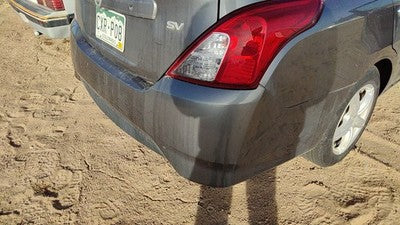 2015-2019 Nissan Versa Rear Bumper Cover Assembly Oem Back Gray Kad Hem229km0j