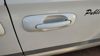 01-07 Caravan Driver Left Rear Outside Door Handle Back 0Rp91sw1ae White Pw1