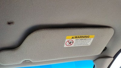 2001-2003 Ford Windstar Passenger Right Sun Visor Oem Gray 22 1F2z1604104bab