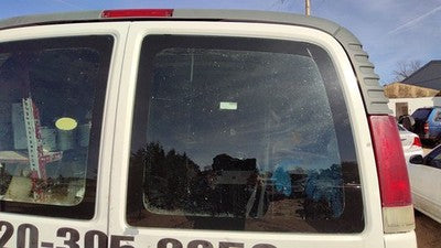 1996-24 Savana Van 2500 Passenger Right Back Glass Rear Window Only Oem 15178307