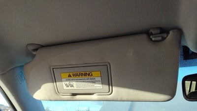 2009-2015 Honda Pilot Driver Left Sun Visor Oem Gray/Blue Gr 83280Szaa01za