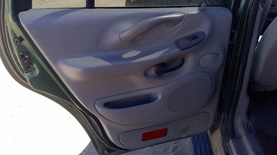 97-99 Ford Expedition Driver Left Rear Inside Door Trim Panel Only Back Gray F2