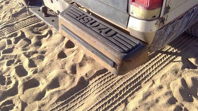 1981-1987 Isuzu Pup Pickup Rear Back Step Bumper With Brackets Oem 2900036000