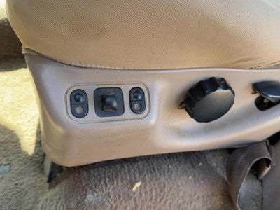 1999 Ford F150 Driver Left Side Power Seat Switch With Trim Panel Oem Tan Ex
