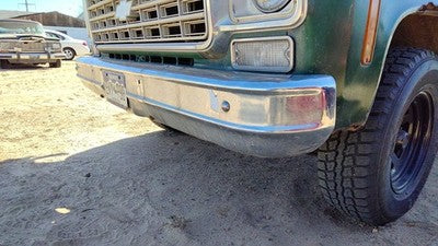 1973-1980 Silverado C10 Front Bumper Assembly With Brackets Oem Chrome 00361552